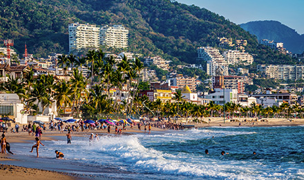 Old down-town in Vallarta
