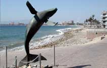 Whale sculpture in Malecón
