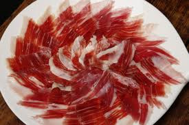 Spanish sliced ham