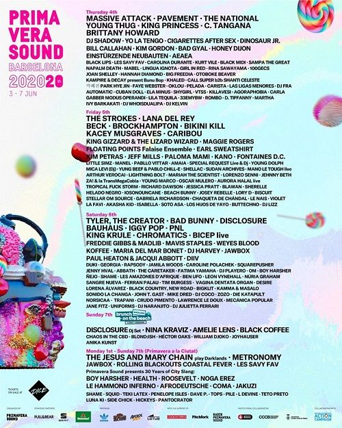 Cartel Primavera Sound 2020