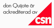 don Quijote är ackrediterad av CSN
