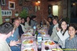 Cena de bienvenida en Salamanca. 20 de abril de 2004