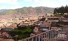 Paysage aux alentours de Cuzco Vue sur Cuzco