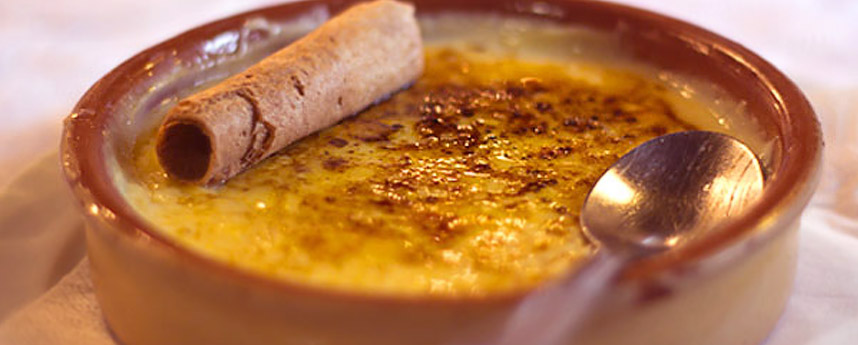 Spanish Desserts Crema Catalana