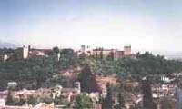 Alhambra Palace overlooks Granada
