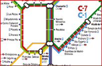 train schedule madrid airport to city center