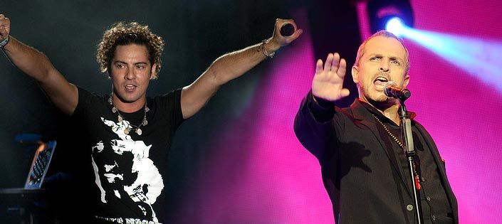 Latin Music en de Latin Awards Miguel Bosé, David Bisbal