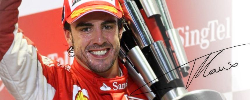 De Formule 1-Coureur Alonso Fernando Alonso
