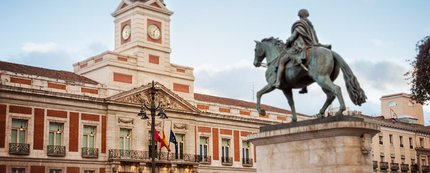 Puerta del Sol à Madrid