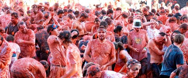 Spaanse gebruiken: La Tomatina La Tomatina
