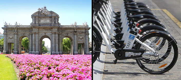 Bikes in Madrid