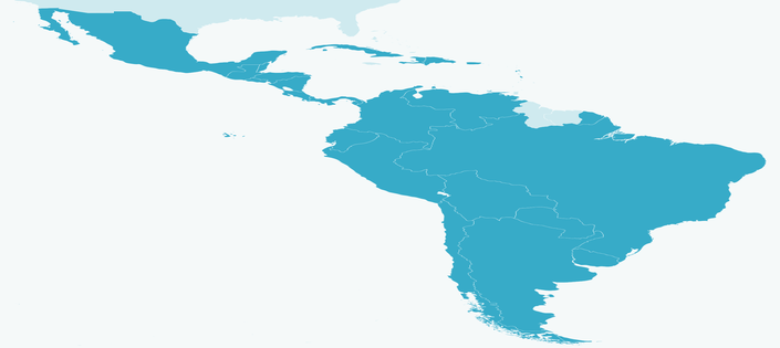 Landen in Latijns-Amerika