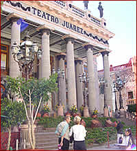 Het oude theater van Guanajuato